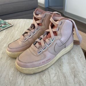 Used Nike Air Force 1 High Utility Particle Beige (Women's) size 8 women’s